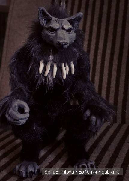 Фентези животные — Игрушки в смешанной технике (мех и глина): Арт (фото 3)