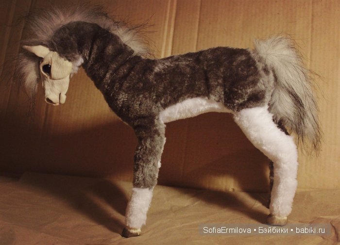 Лошадь. Игрушка ручной работы (фото 4)