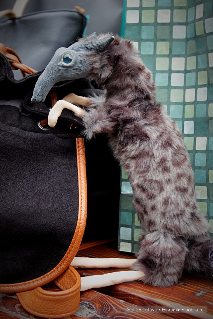 Фентези зверь, игрушка ручной работы (фото 6)