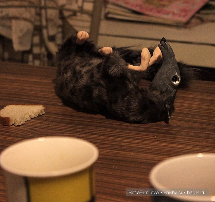 Фентези зверь, игрушка ручной работы (фото 4)