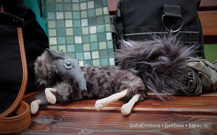 Фентези зверь, игрушка ручной работы (фото 7)