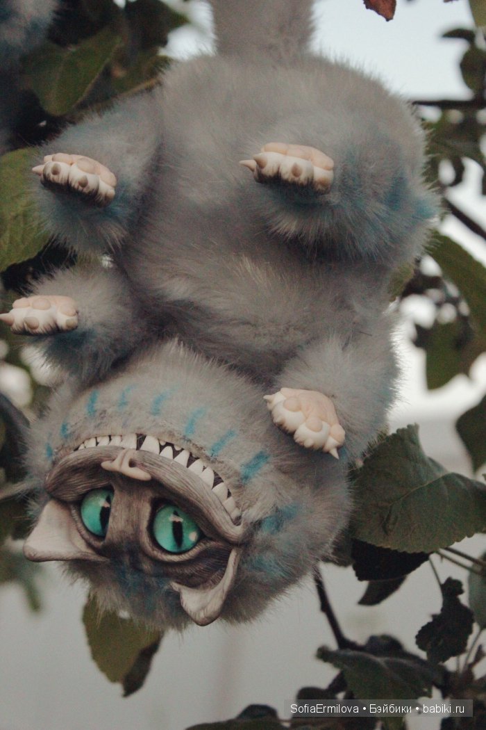 Чеширские коты — Игрушки в смешанной технике (мех и глина): Арт (фото 8)