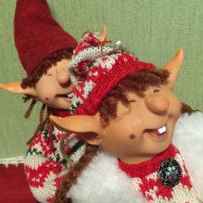 Коллекционная кукла - Эльфы на санках купить в Шопике | Ярославль - 322280