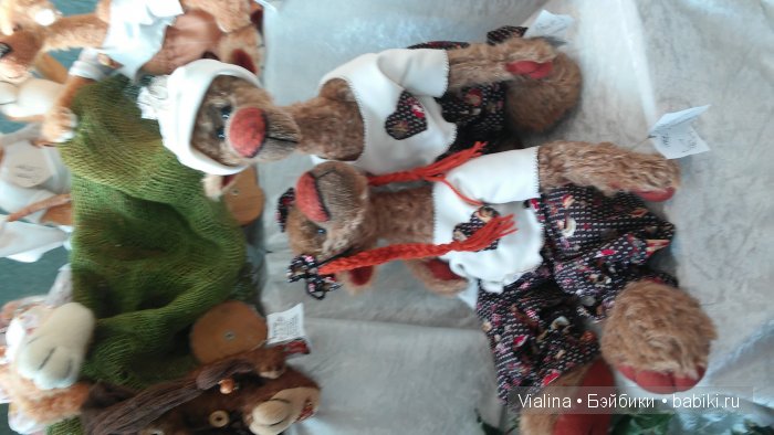 Выставка кукол и мишек Puppen-Festtage Eschwege 2015 в Эшвеге. Часть 2-ая - мишки