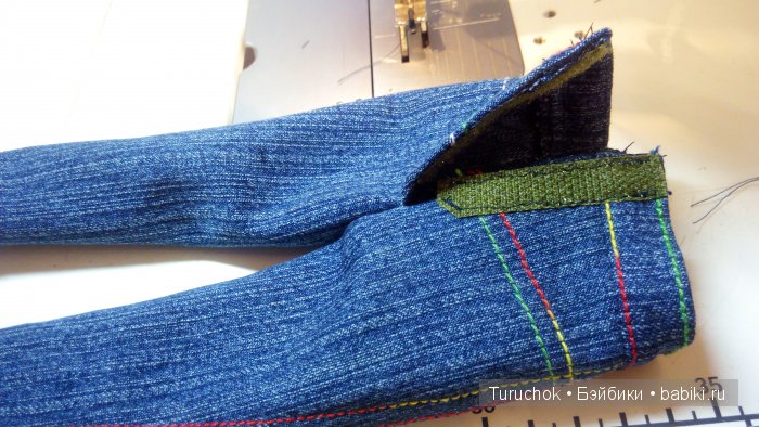 Джинсики на куклу Паола Рейна. Мастер класс