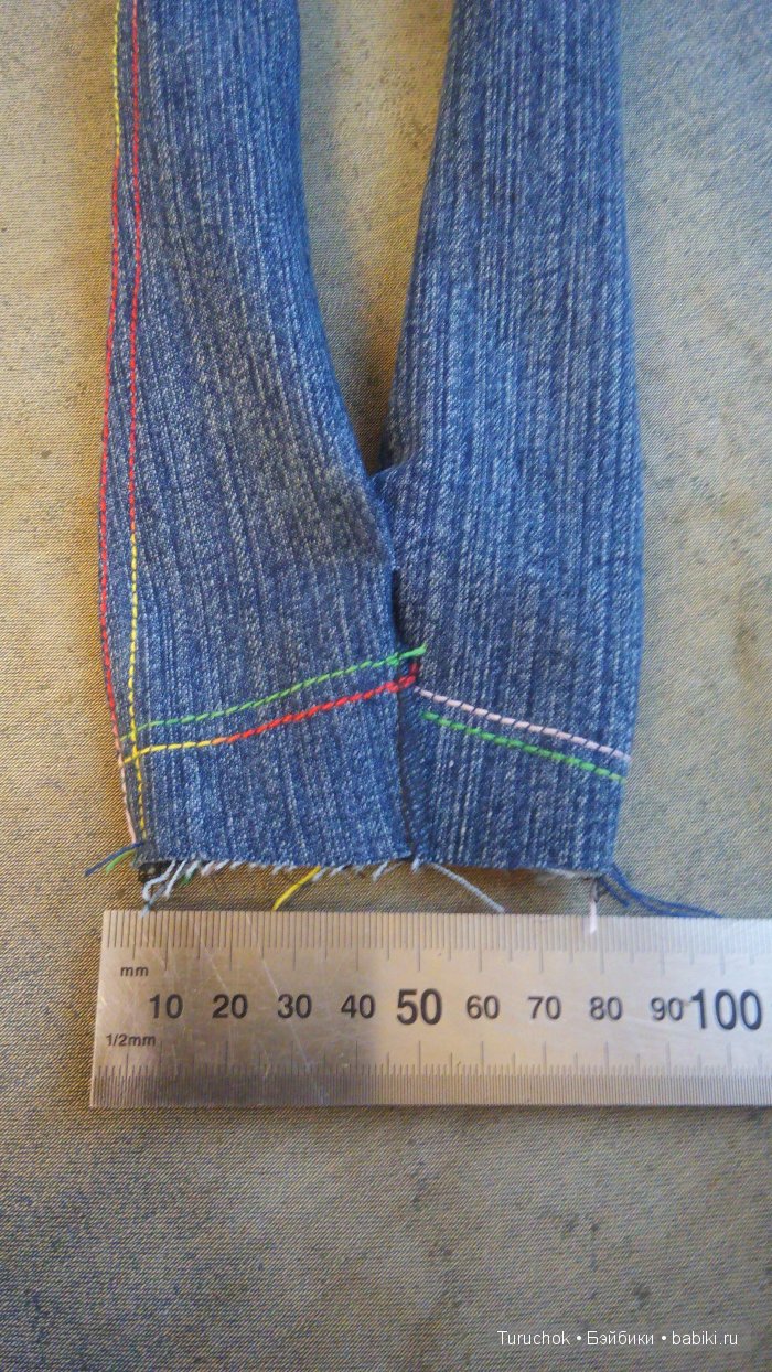 Джинсики на куклу Паола Рейна. Мастер класс