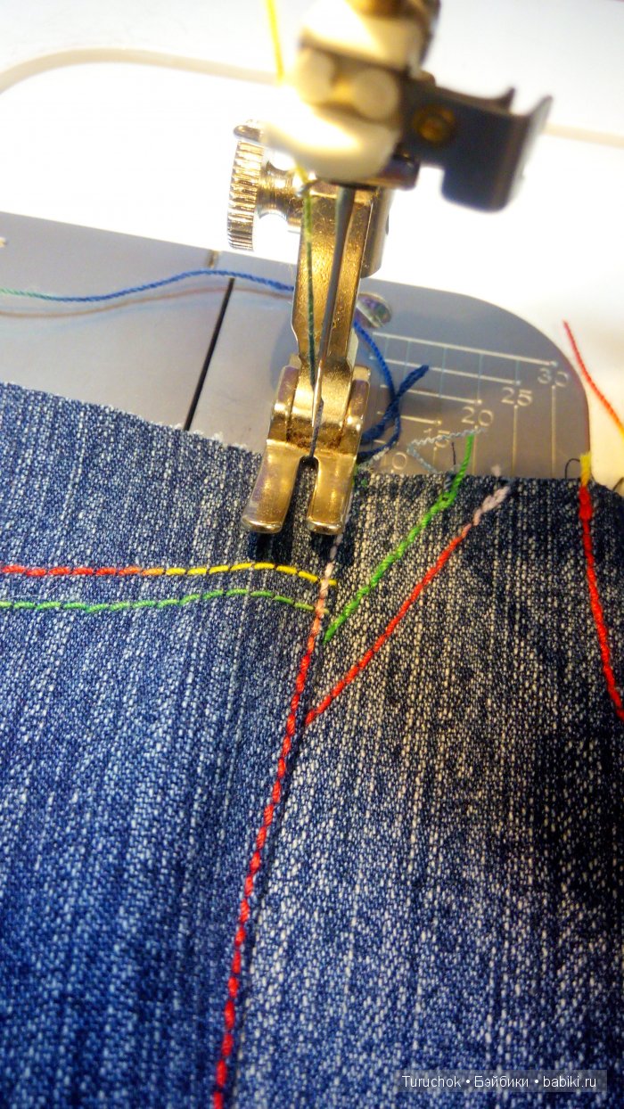 Джинсики на куклу Паола Рейна. Мастер класс (фото 10)