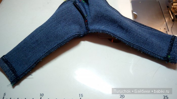 Джинсики на куклу Паола Рейна. Мастер класс