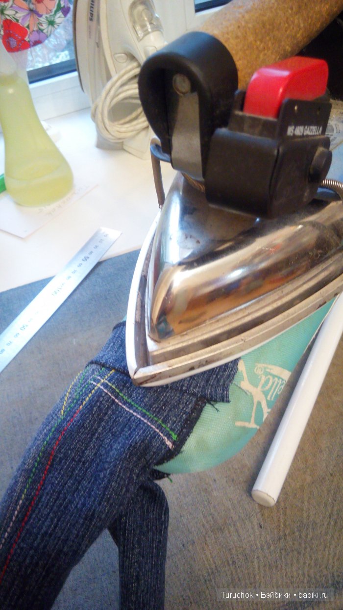 Джинсики на куклу Паола Рейна. Мастер класс