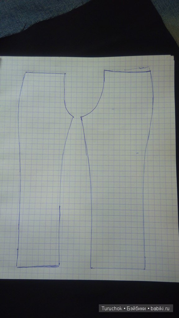 Джинсики на куклу Паола Рейна. Мастер-класс