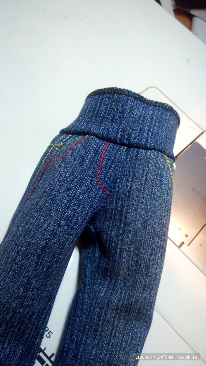 Джинсики на куклу Паола Рейна. Мастер класс