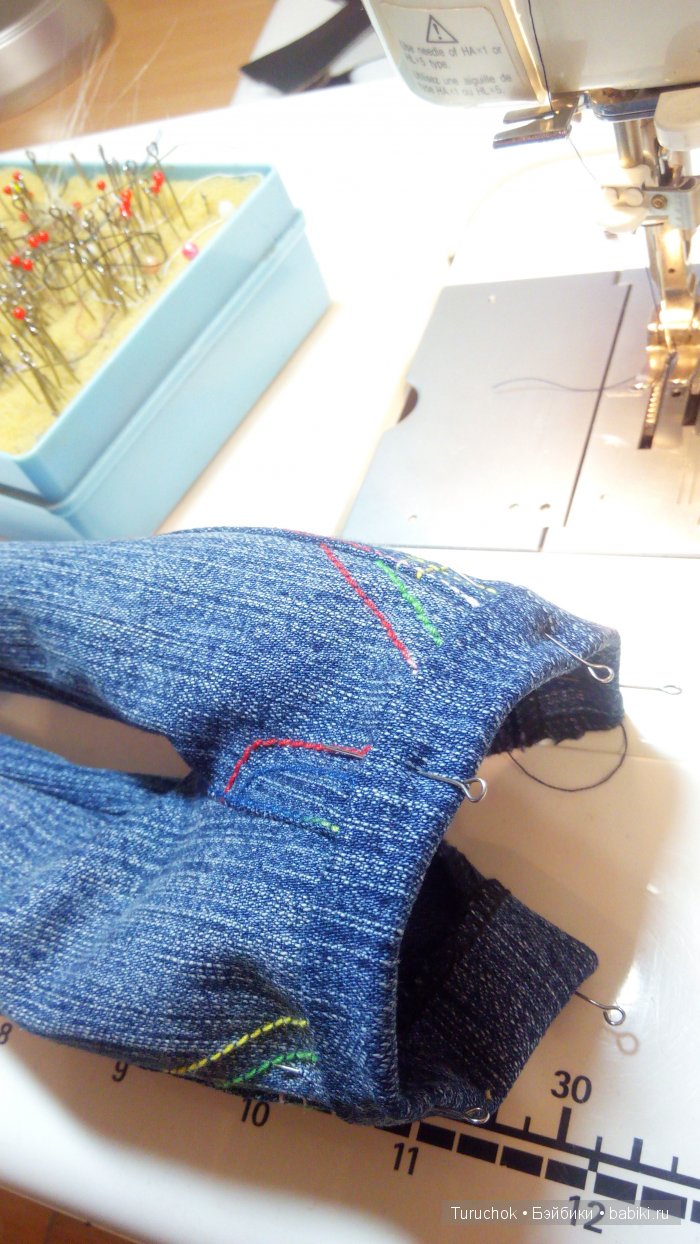 Джинсики на куклу Паола Рейна. Мастер класс