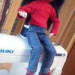 Джинсики на куклу Паола Рейна. Мастер класс