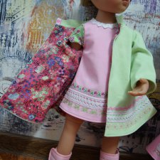 Мастер-класс по пошиву пальто на куклу готц
