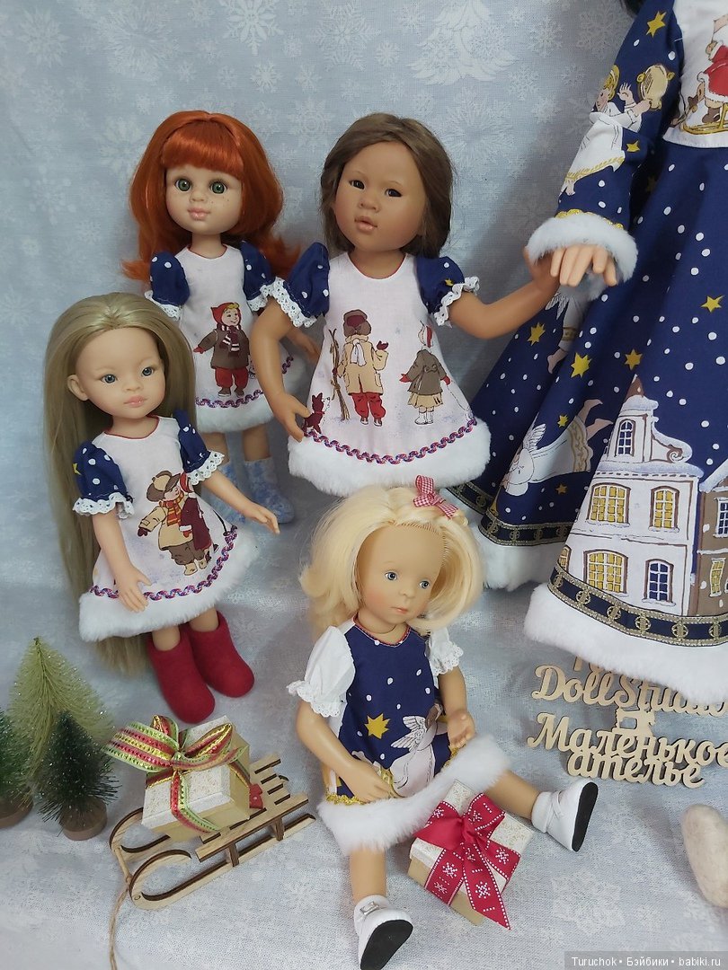 Рождественские зарисовки. Коллекция для разных кукол. Часть 1 (фото 4)