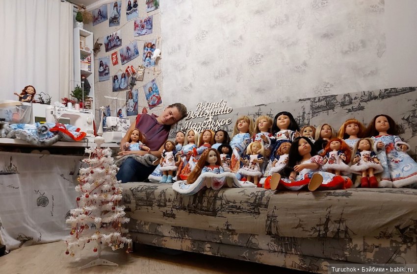 Рождественские зарисовки. Коллекция для разных кукол. Часть 2