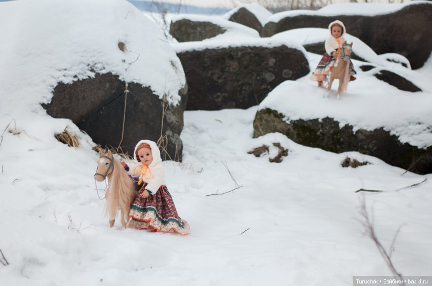 Творческий фото проект "Три белых коня" Фотосессия кукол готц Исла