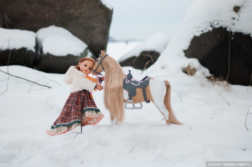 Творческий фото проект "Три белых коня" Фотосессия кукол готц Исла