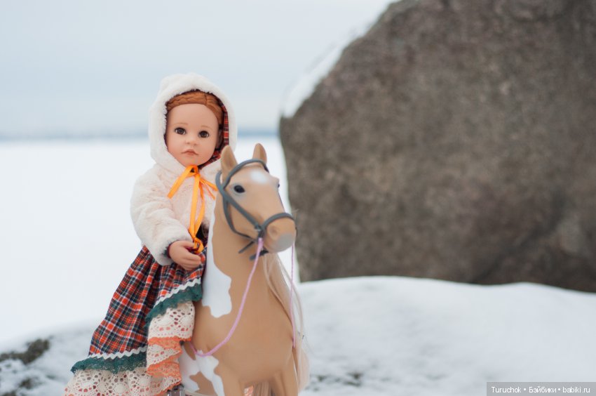 Творческий фото проект "Три белых коня" Фотосессия кукол готц Исла (фото 8)