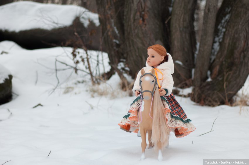 Творческий фото проект "Три белых коня" Фотосессия кукол готц Исла