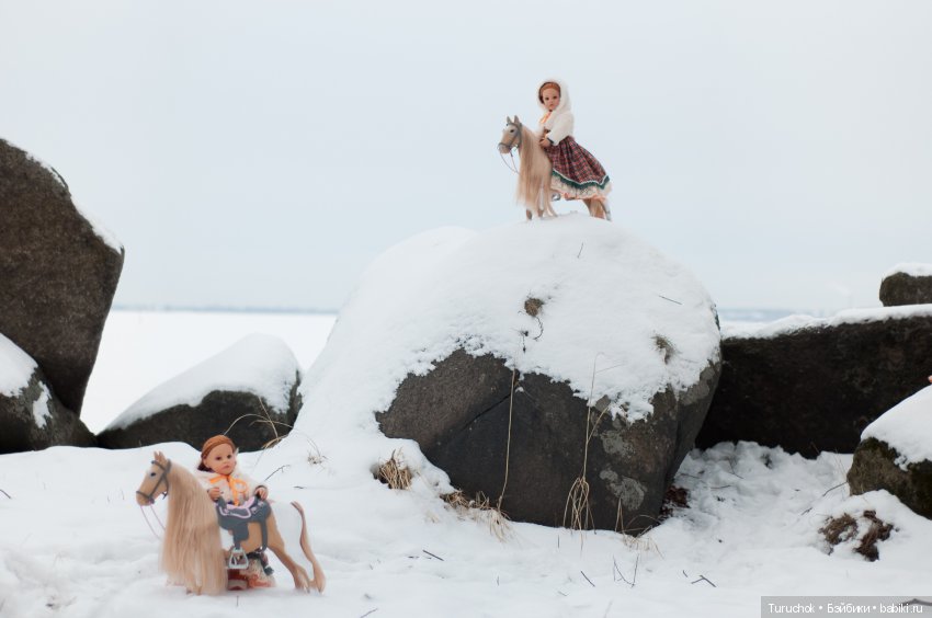 Творческий фото проект "Три белых коня" Фотосессия кукол готц Исла