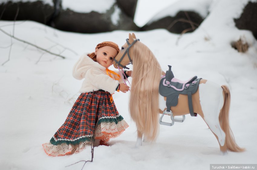 Творческий фото проект "Три белых коня" Фотосессия кукол готц Исла