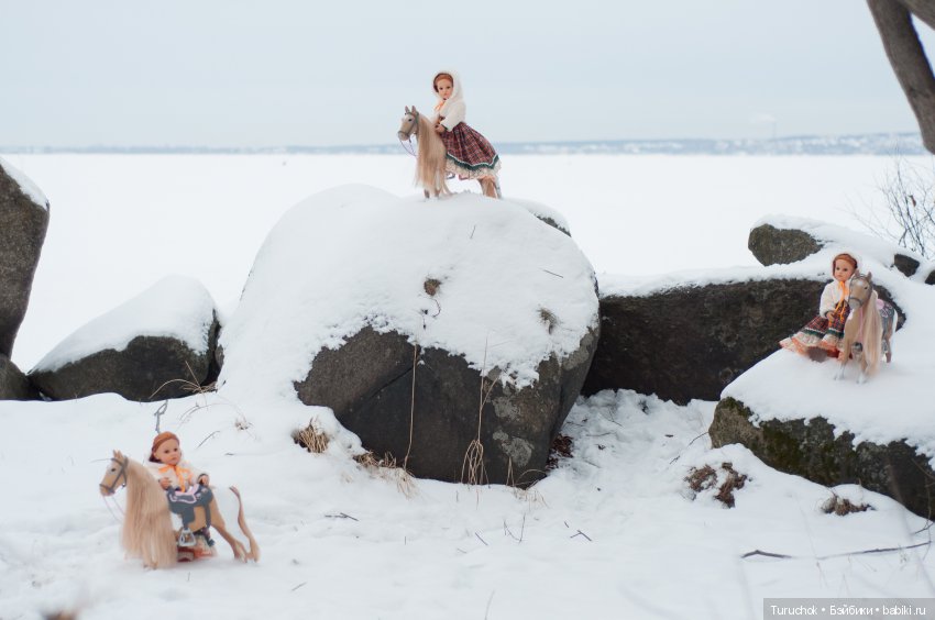 Творческий фото проект "Три белых коня" Фотосессия кукол готц Исла