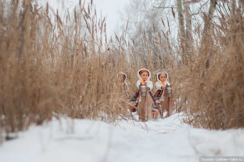 Творческий фото проект "Три белых коня" Фотосессия кукол готц Исла