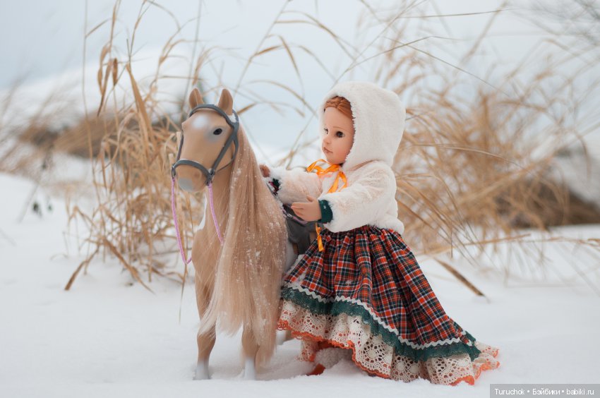 Творческий фото проект "Три белых коня" Фотосессия кукол готц Исла