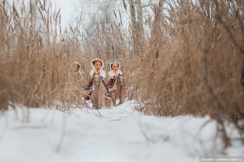 Творческий фото проект "Три белых коня" Фотосессия кукол готц Исла
