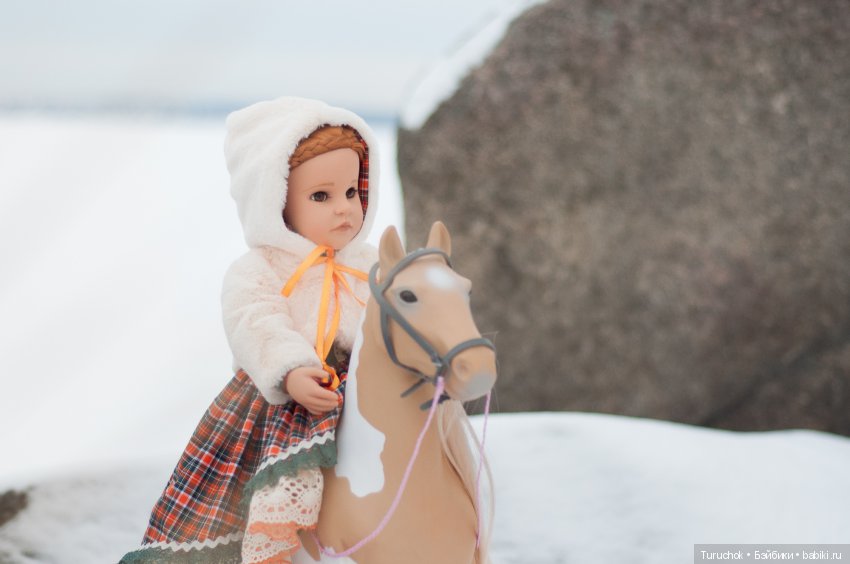 Творческий фото проект "Три белых коня" Фотосессия кукол готц Исла (фото 7)