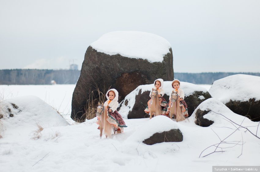 Творческий фото проект "Три белых коня" Фотосессия кукол готц Исла