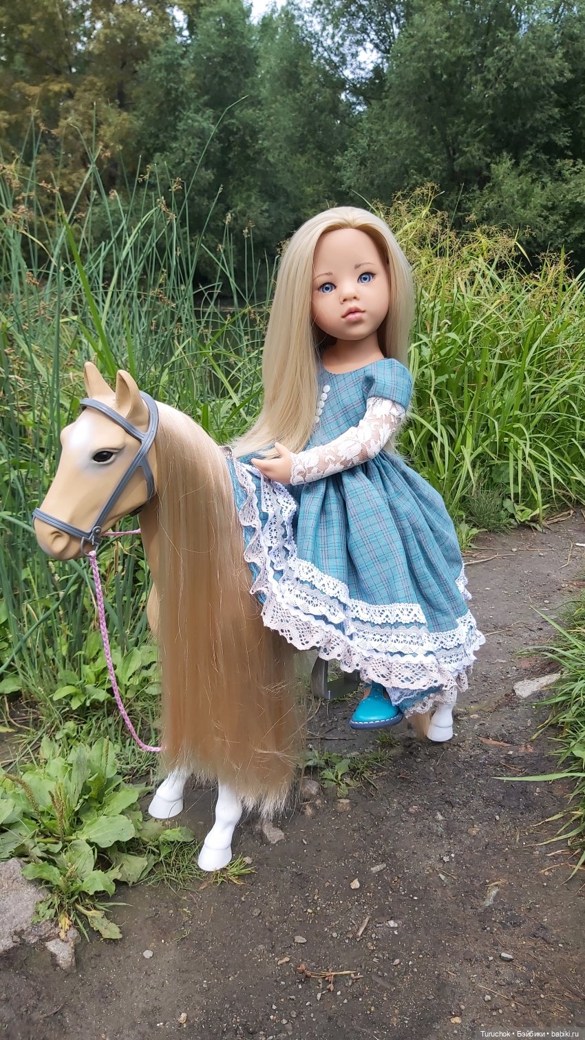 Фото проект "Бирюзовый август". Конная прогулка сестёр Paola Reina и Gotz