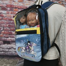 Эксперимент. Рюкзак - переноска для куколок подружек.