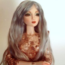 Мальвина. Фарфоровая шарнирная кукла