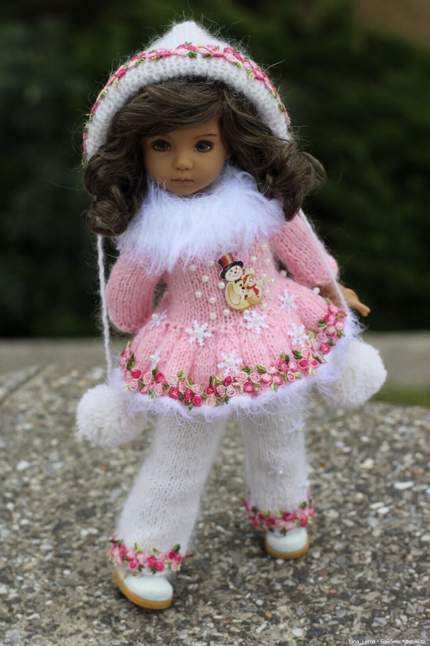 ...нежно-розовые мотивы — Одежда и обувь для кукол своими руками: фото