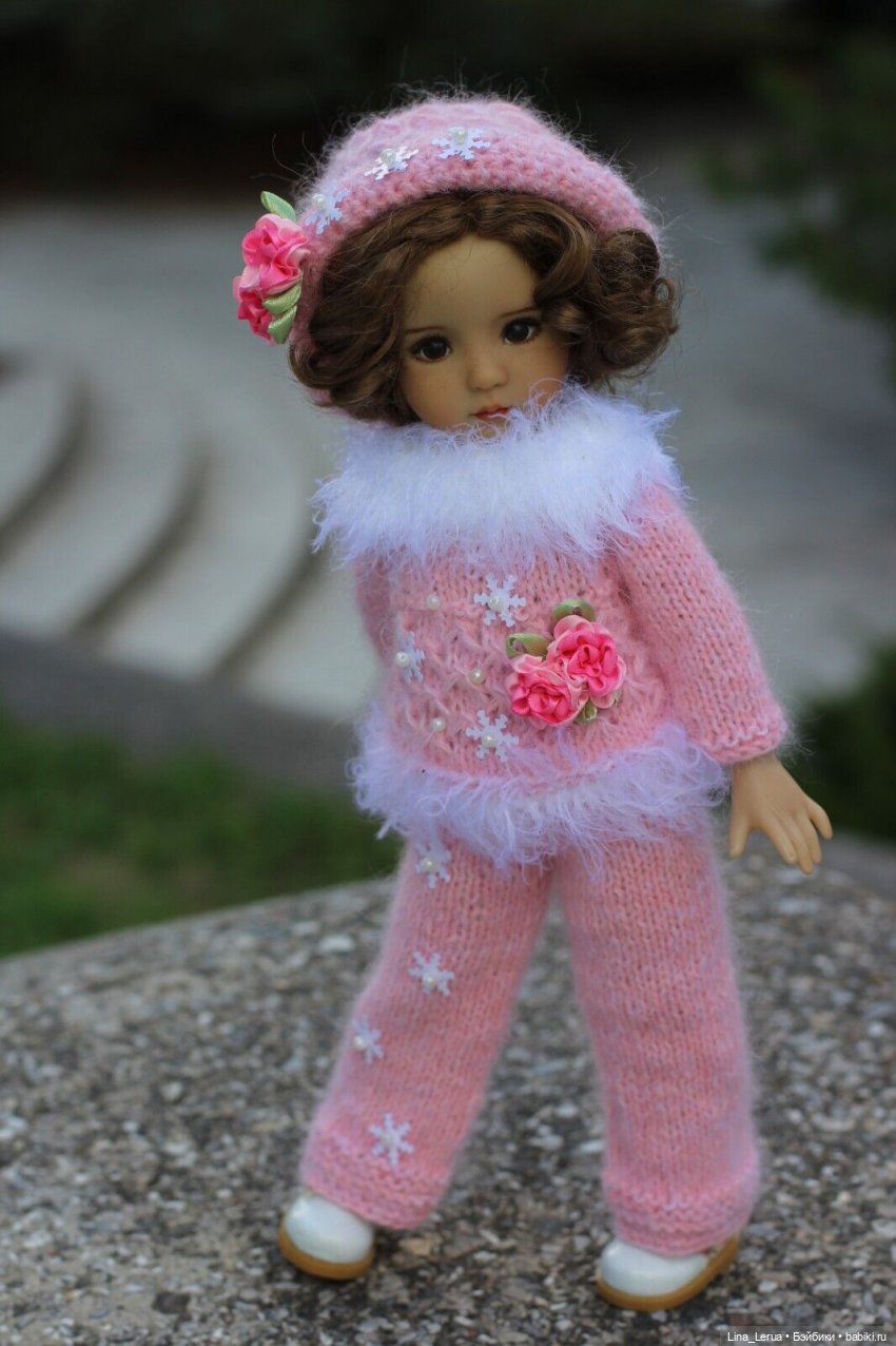 ...нежно-розовые мотивы — Одежда и обувь для кукол своими руками: фото (фото 5)