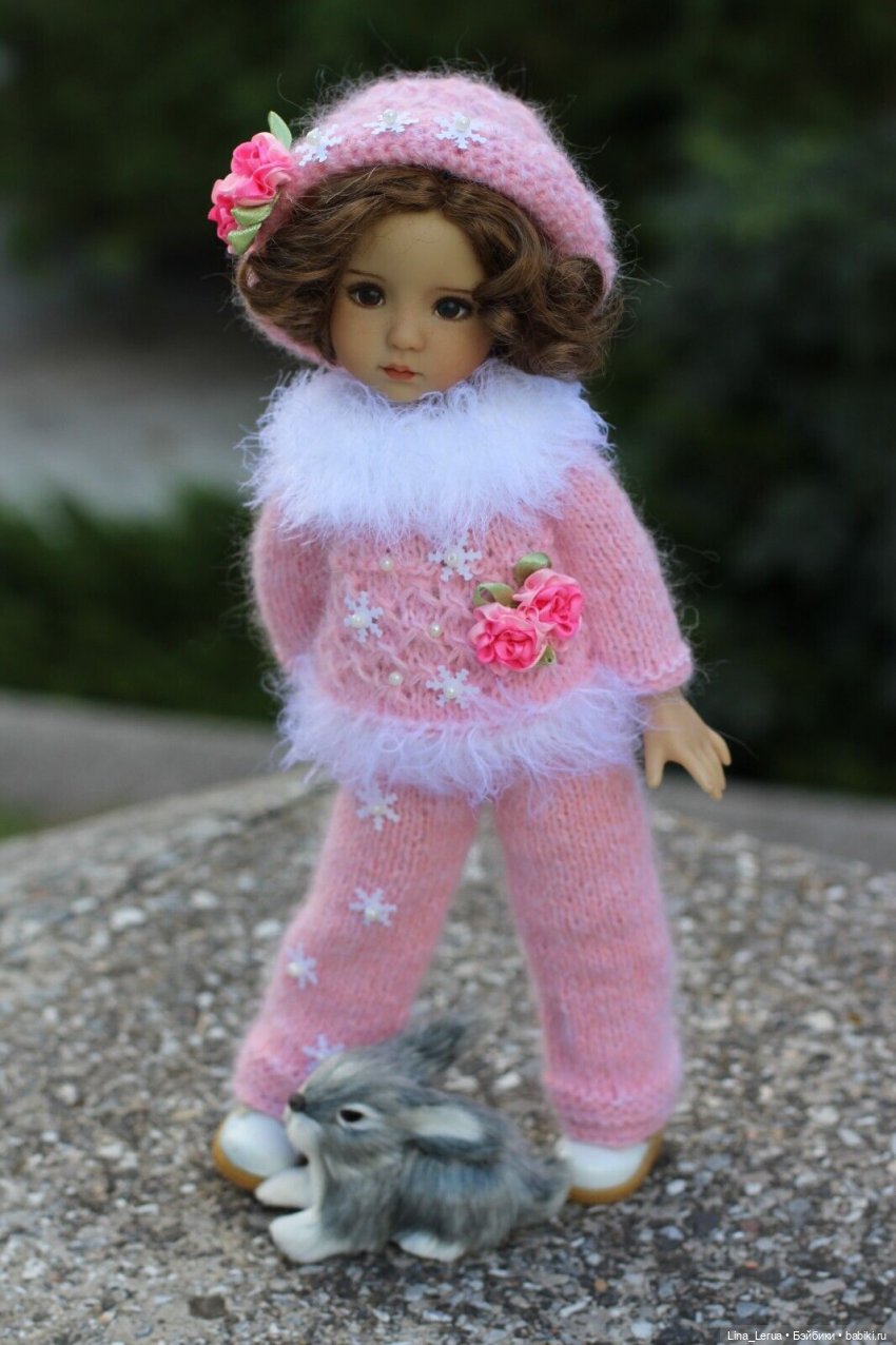 ...нежно-розовые мотивы — Одежда и обувь для кукол своими руками: фото (фото 4)