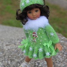 Девочка с зелёными глазами.