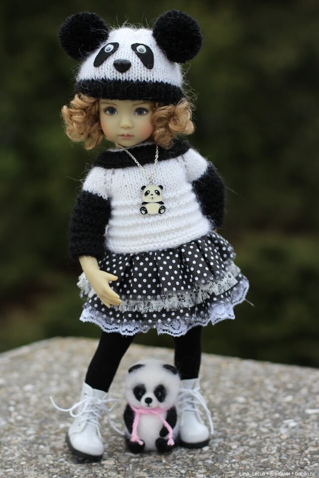 Тиффани- "Панда" — Одежда и обувь для кукол своими руками: фото