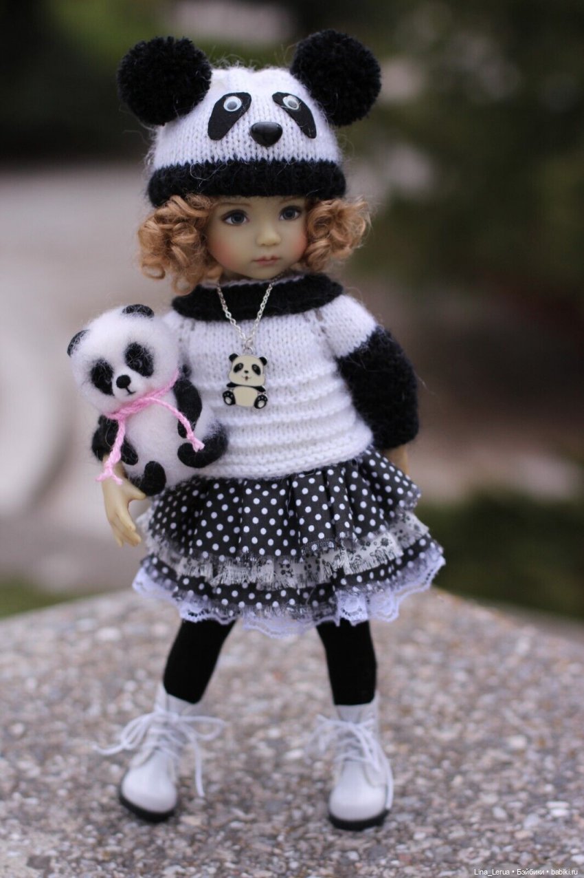Тиффани- "Панда" — Одежда и обувь для кукол своими руками: фото