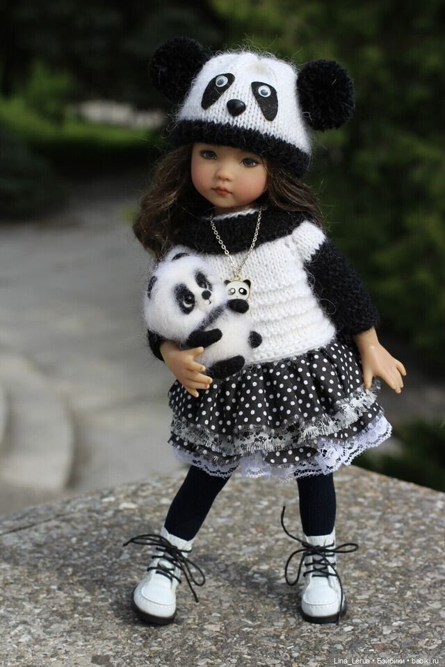 Ещё одна "Пандочка" — Одежда и обувь для кукол своими руками: фото (фото 10)
