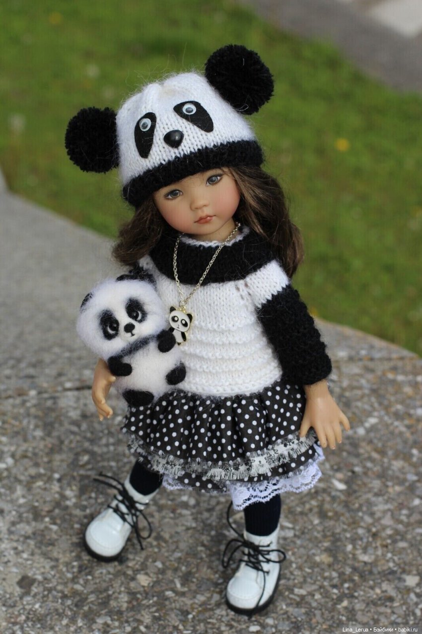 Ещё одна "Пандочка" — Одежда и обувь для кукол своими руками: фото (фото 9)