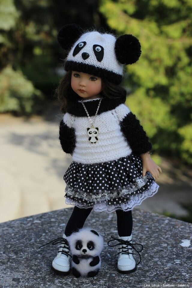 Ещё одна "Пандочка" — Одежда и обувь для кукол своими руками: фото (фото 8)