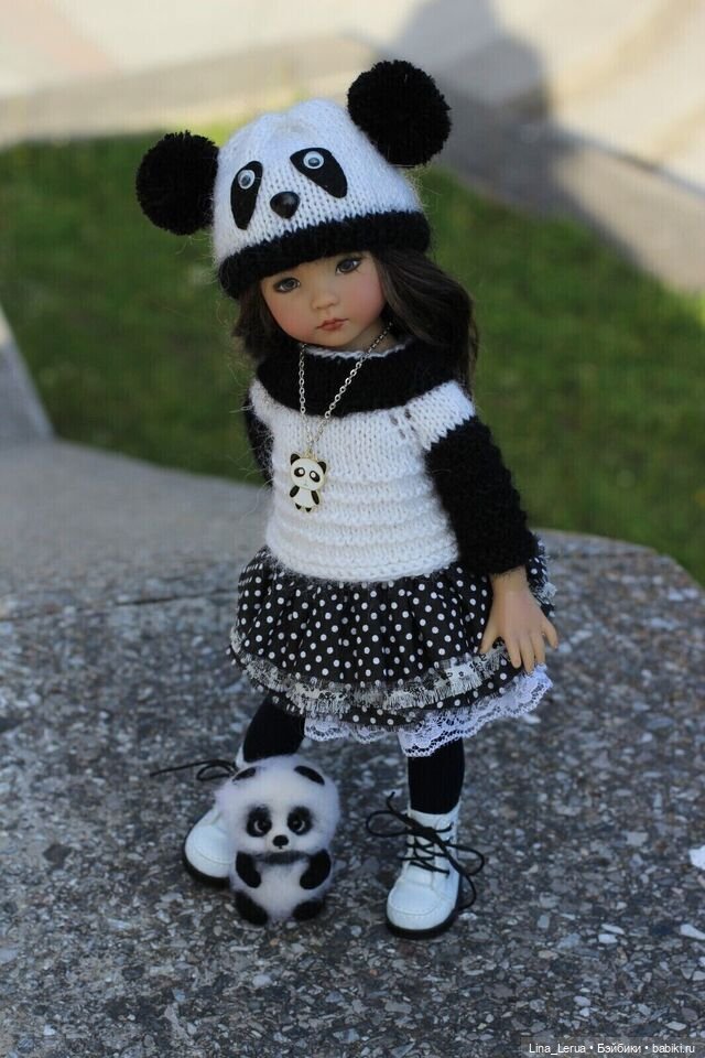 Ещё одна "Пандочка" — Одежда и обувь для кукол своими руками: фото (фото 7)