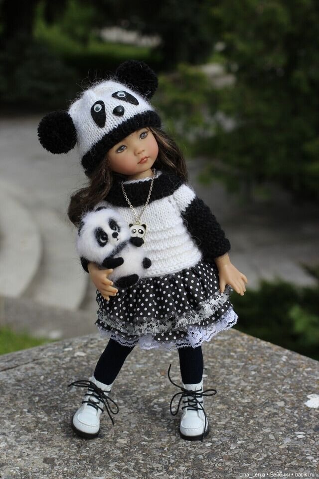 Ещё одна "Пандочка" — Одежда и обувь для кукол своими руками: фото (фото 6)