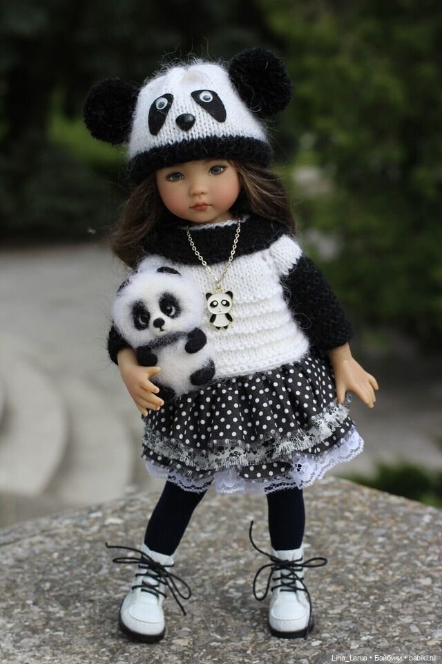 Ещё одна "Пандочка" — Одежда и обувь для кукол своими руками: фото (фото 5)