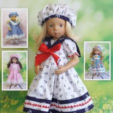 Журнал по шитью одежды для кукол Минуш/Minouche «Маленькая барышня. Летние прогулки»