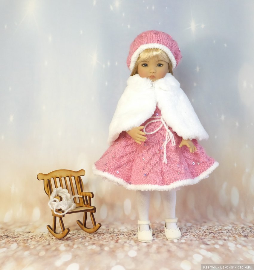 Зимний наряд в розовом цвете для Little Darling