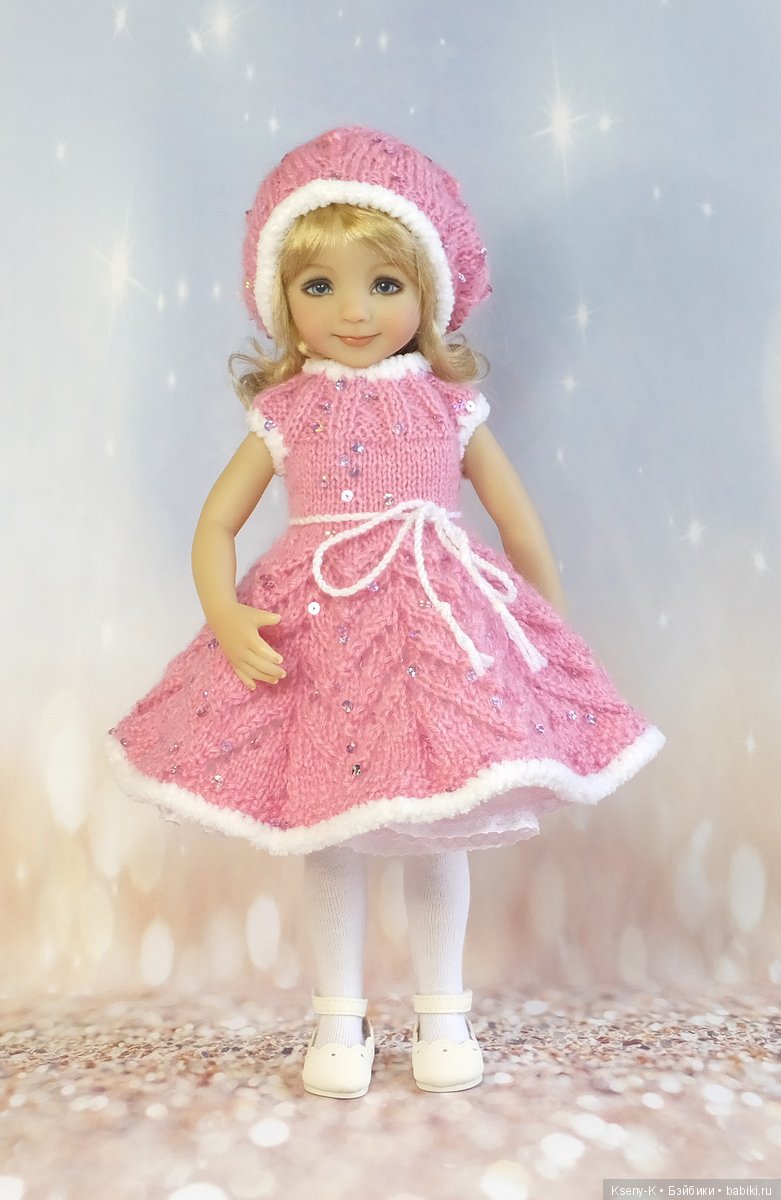 Зимний наряд в розовом цвете для Little Darling (фото 10)